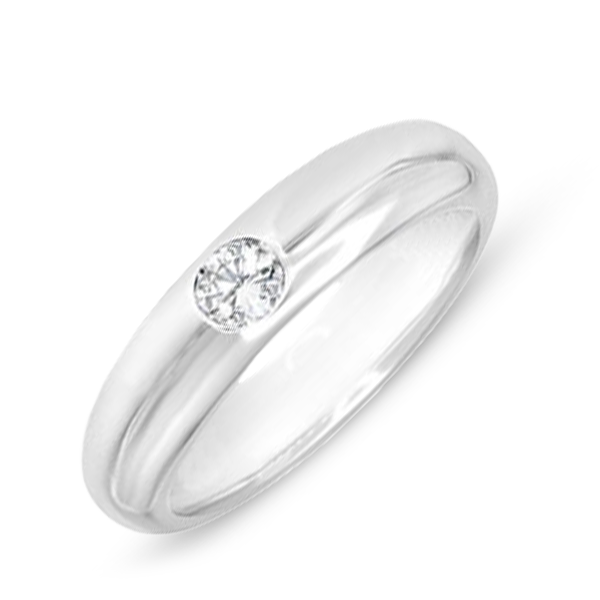 SOLITAIRE WEDDING BAND